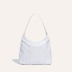 Goyard Bohème Hobo Bag White